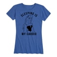 thumbnail image 1 of Disney Princess - Aurora Sleeping Is My Cardio - Women's Short Sleeve Graphic T-Shirt, 1 of 5