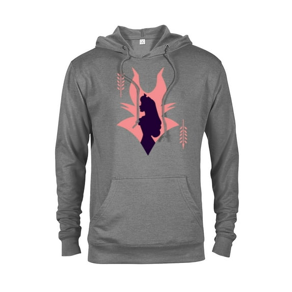 Disney Princess Aurora and Maleficent - Pullover Hoodie for Adults - Customized-Graphite Heather