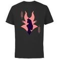 thumbnail image 1 of Disney Princess Aurora and Maleficent - Short Sleeve Cotton T-Shirt for Adults - Customized-Black, 1 of 5