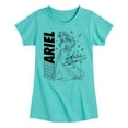thumbnail image 1 of Disney Princess - Autograph Ariel - Toddler & Youth Girls Short Sleeve Graphic T-Shirt, 1 of 5
