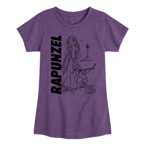 Disney Princess - Autograph Rapunzel - Toddler & Youth Girls Short Sleeve Graphic T-Shirt