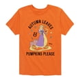 thumbnail image 1 of Disney Princess - Autumn Leaves and Pumpkins Please - Toddler And Youth Short Sleeve Graphic T-Shirt, 1 of 4
