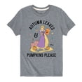 thumbnail image 1 of Disney Princess - Autumn Leaves and Pumpkins Please - Toddler And Youth Short Sleeve Graphic T-Shirt, 1 of 4