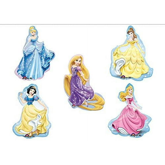 Disney Princess BIRTHDAY PARTY Balloons Decorations Supplies SET OF 5!!
