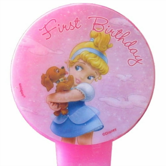 Disney Princess Cinderella Baby 1st Birthday Cake Candle (1ct)