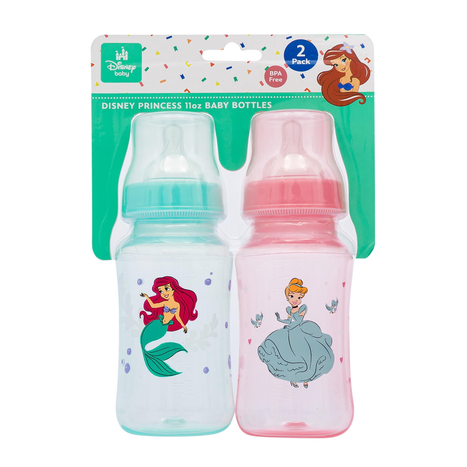 Disney Princess Baby Bottles 11oz, 87761 - Walmart.com