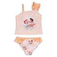 thumbnail image 1 of Disney Princess Baby Girls' Swimwear 2-Piece Tankini Top and Bottom Set Sand Ariel Moana, 1 of 4