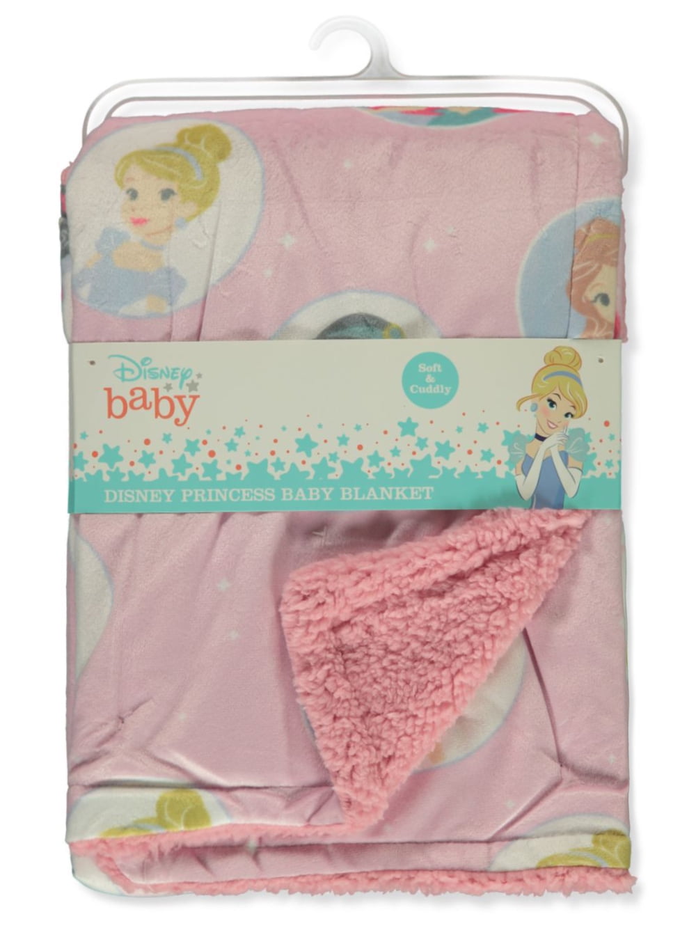 Disney Princess Baby Girls Sherpa Baby Blanket pink multi one size Walmart