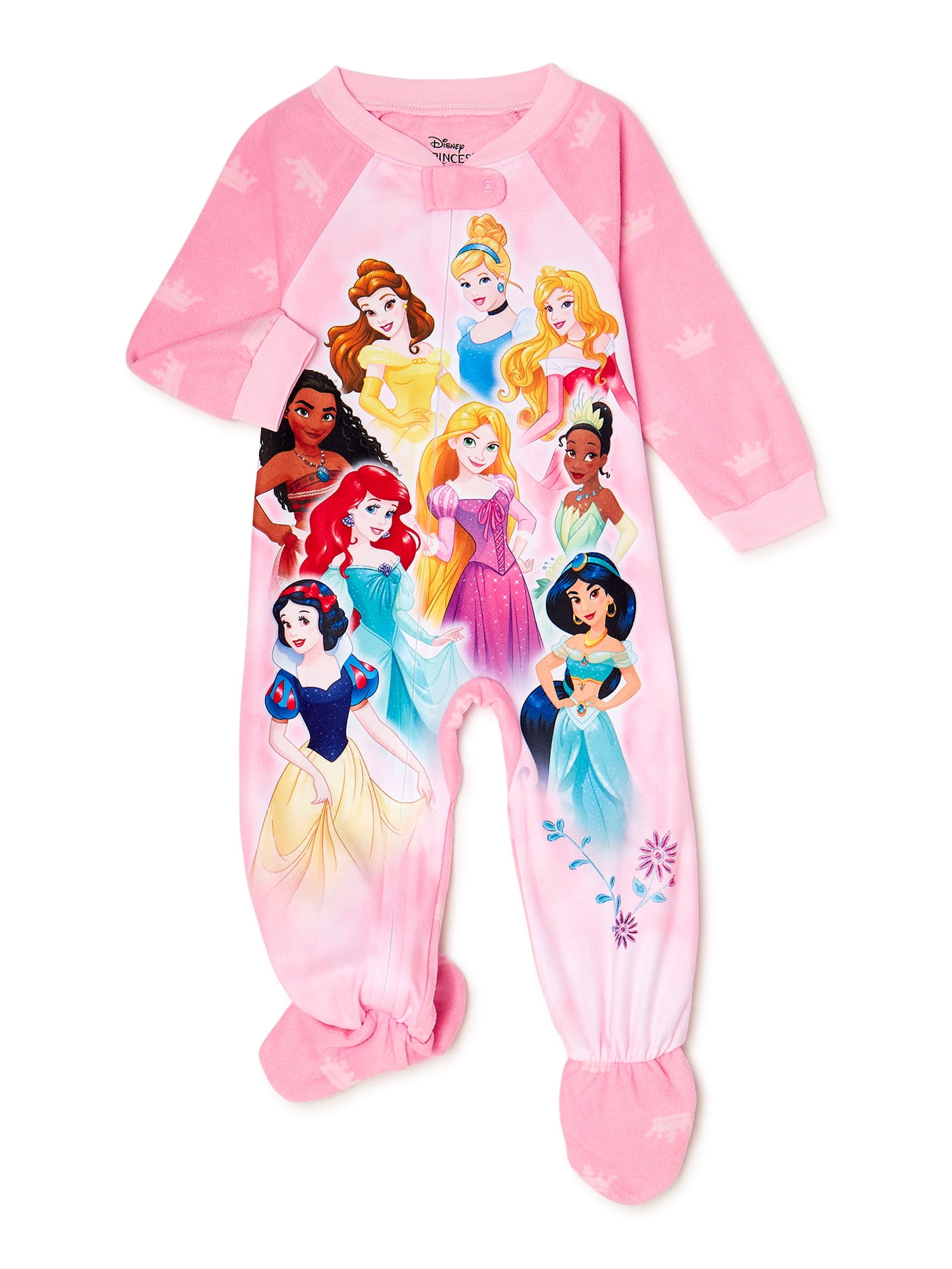 Disney Princess Baby Toddler Girls Blanket Sleeper Sizes 12M 5T Walmart
