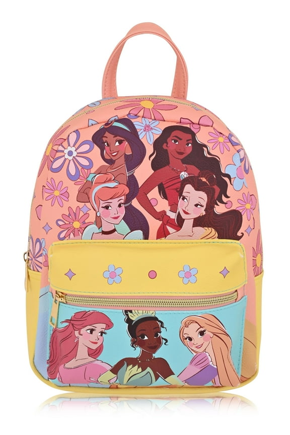 Princess Backpack for Women, Men, Unisex Cute PU Leather 10" Mini Princess Backpack Purse Shoulder Purse | Princess Bag and Princess Accessories