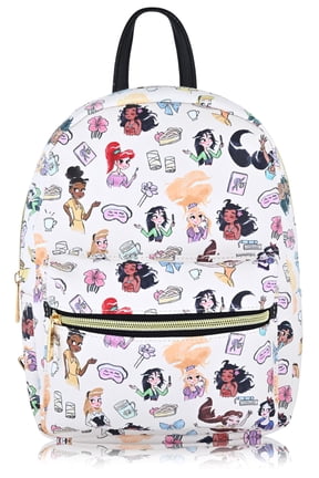 Princess Backpack for Women, Men, Unisex Cute PU Leather 10" Princess Mini Backpack Purse Shoulder Purse Princess Bag and Princess Accessories