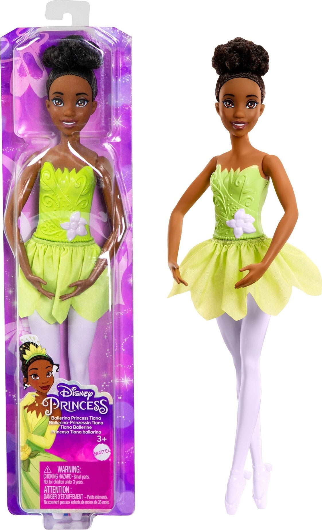 Disney Princess Ballerina Tiana Fashion Doll with Posable Arms and Legs 