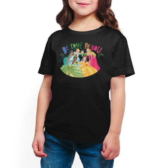 Disney Princess - Be True Be You - Toddler And Youth Short Sleeve Graphic T-Shirt