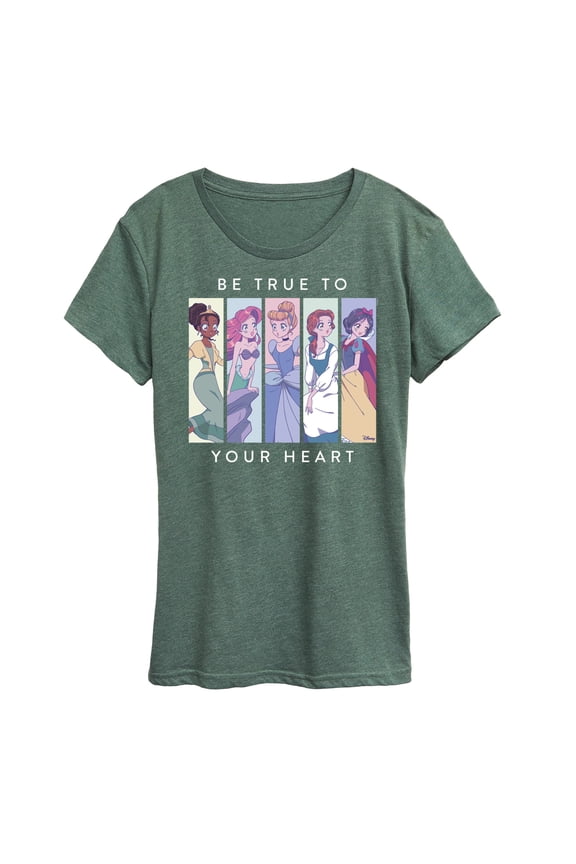 - Be True To Your Heart - Women's Short Sleeve Graphic T-Shirt