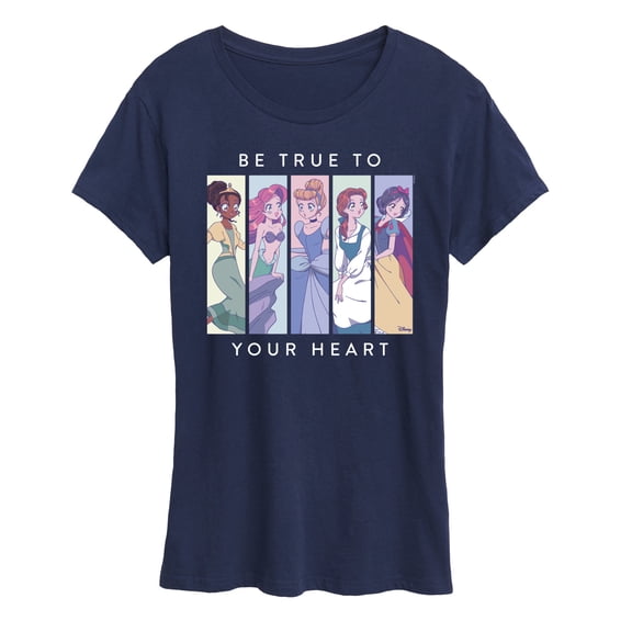 Disney Princess - Be True To Your Heart - Women's Short Sleeve Graphic T-Shirt