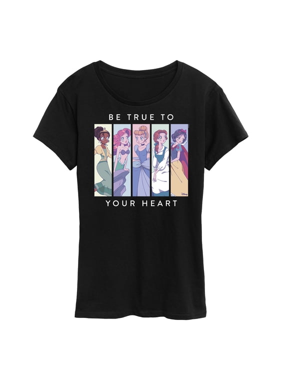 - Be True to Your Heart Women's Short Sleeve Graphic T-Shirt