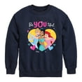 thumbnail image 1 of Disney Princess - BeYOUtiful - Valentine's Day - Boys and Girls Youth Crewneck Fleece Sweatshirt, 1 of 5