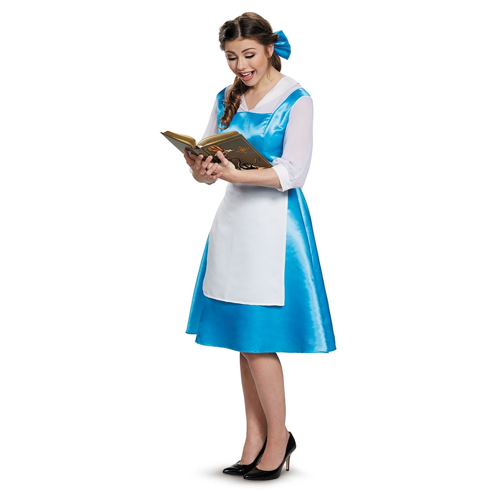 Disney Princess Beauty Beast Belle Blue Women's Halloween FancyDress — free download