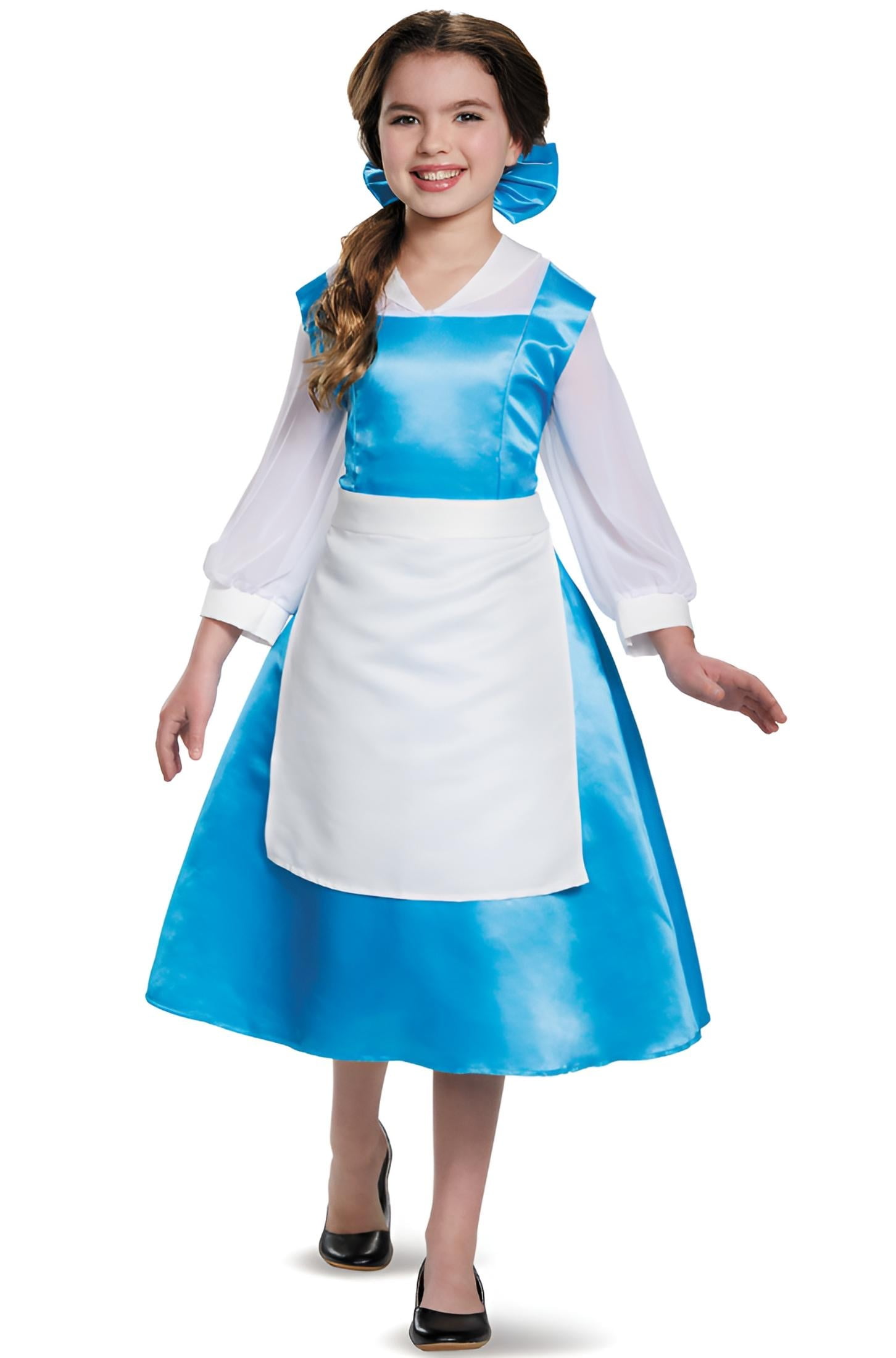 Disney Princess Beauty Beast Belle Blue Women's Halloween Fancy