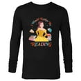 thumbnail image 1 of Disney Princess Beauty Beast Belle I Would Rather Be Reading - Long Sleeve T-Shirt for Men - Customized-Black, 1 of 5