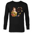 thumbnail image 1 of Disney Princess Beauty and the Beast Belle Autumn Warmth - Long Sleeve T-Shirt for Men - Customized-Black, 1 of 5