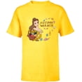 thumbnail image 1 of Disney Princess Beauty and the Beast Belle Autumn Warmth - Short Sleeve T-Shirt for Kids - Customized-Yellow, 1 of 5
