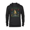thumbnail image 1 of Disney Princess Beauty and the Beast Belle Christmas Sweater - Pullover Hoodie for Adults - Customized-Black, 1 of 5