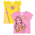 thumbnail image 1 of Disney Princess Belle 2 Pack T-Shirts Toddler to Big Kid, 1 of 5