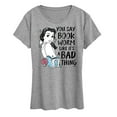 thumbnail image 1 of Disney Princess - Belle Bookworm Isn't Bad - Women's Short Sleeve Graphic T-Shirt, 1 of 5