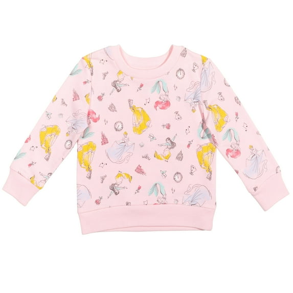 Disney Princess Belle Cinderella Ariel Little Girls Sweatshirt Infant to Big Kid