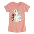 thumbnail image 1 of Disney Princess - Belle Collage - Toddler & Youth Girls Short Sleeve Graphic T-Shirt, 1 of 5