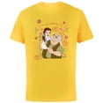 thumbnail image 1 of Disney Princess Belle Dad & Daughter Family Is What Love Is - Short Sleeve Cotton T-Shirt for Adults - Customized-Yellow, 1 of 5