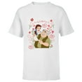 thumbnail image 1 of Disney Princess Belle Dad & Daughter Family Is What Love Is - Short Sleeve T-Shirt for Kids - Customized-White, 1 of 5