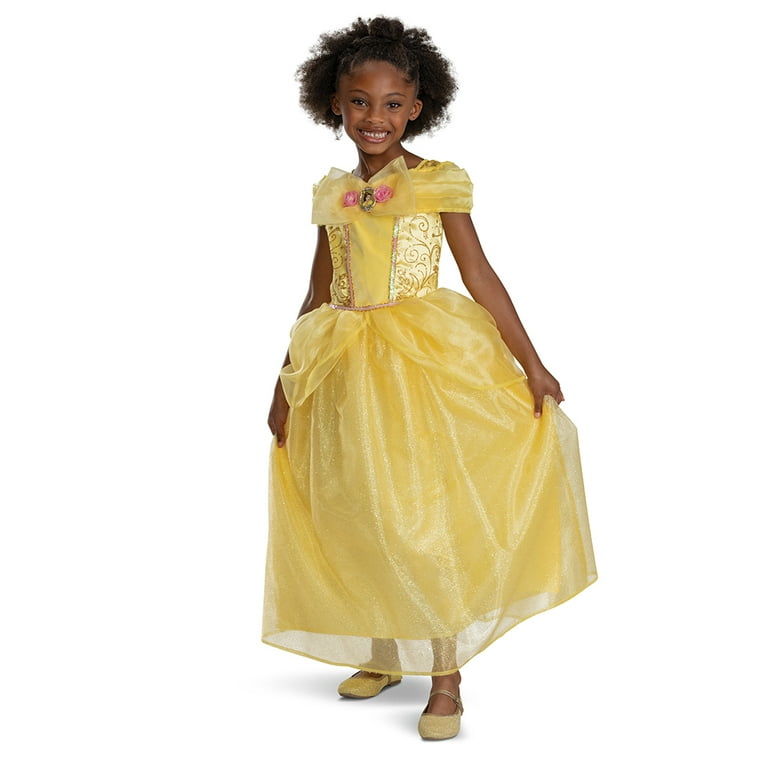 Disney Princess Belle Deluxe Exclusive Girls Halloween Costume - Main Image