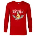 thumbnail image 1 of Disney Princess Belle Destined to Dazzle Holiday Standard - Long Sleeve T-Shirt for Men – Customized-New Red, 1 of 5