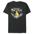 thumbnail image 1 of Disney Princess Belle Destined to Dazzle Holiday Standard - Short Sleeve Blended T-Shirt for Adults – Customized-Dark Heather, 1 of 5