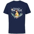 thumbnail image 1 of Disney Princess Belle Destined to Dazzle Holiday Standard - Short Sleeve Cotton T-Shirt for Adults - Customized-Navy, 1 of 5