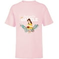 thumbnail image 1 of Disney Princess Belle Destined to Dazzle Holiday Standard - Short Sleeve T-Shirt for Kids – Customized-Soft Pink, 1 of 5