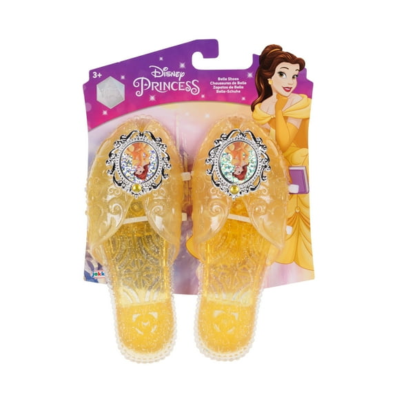 Disney Princess Belle Dress up Pretend Shoe Fits Most Children Shoe Size 9 to 15