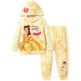 thumbnail image 1 of Disney Princess Belle Elsa Hoddie and Jogger 2Pcs Outfits Set Toddler to Big Girl Size 3-10, 1 of 8