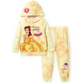 thumbnail image 1 of Disney Princess Belle Elsa Hoddie and Jogger 2Pcs Outfits Set Toddler to Big Girl Size 3-10, 1 of 9