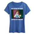 thumbnail image 1 of Disney Princess - Belle First Coffee Of The Day - Women's Short Sleeve Graphic T-Shirt, 1 of 5