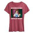 thumbnail image 1 of Disney Princess - Belle First Coffee Of The Day - Women's Short Sleeve Graphic T-Shirt, 1 of 5