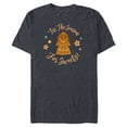 thumbnail image 1 of Disney Princess Belle Holiday Gingerbread Season for Sweets - Short Sleeve Blended T-Shirt for Adults - Customized-Navy Heather, 1 of 5