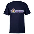 thumbnail image 1 of Disney Princess Belle I Heart Books - Short Sleeve T-Shirt for Kids - Customized-Navy, 1 of 5