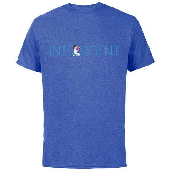 Disney Princess Belle Intelligent - Short Sleeve Cotton T-Shirt for Adults - Customized-Royal Heather