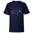 thumbnail image 1 of Disney Princess Belle Kindness is Everything - Short Sleeve T-Shirt for Kids - Customized-Navy, 1 of 5