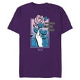 thumbnail image 1 of Disney Princess Belle Like a Rose, I Stand Tall - Short Sleeve Blended T-Shirt for Adults - Customized-Purple, 1 of 5