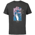 thumbnail image 1 of Disney Princess Belle Like a Rose, I Stand Tall - Short Sleeve Cotton T-Shirt for Adults - Customized-Charcoal Heather, 1 of 5