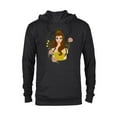 thumbnail image 1 of Disney Princess Belle Modern Art Deco Style - Pullover Hoodie for Adults - Customized-Black, 1 of 5